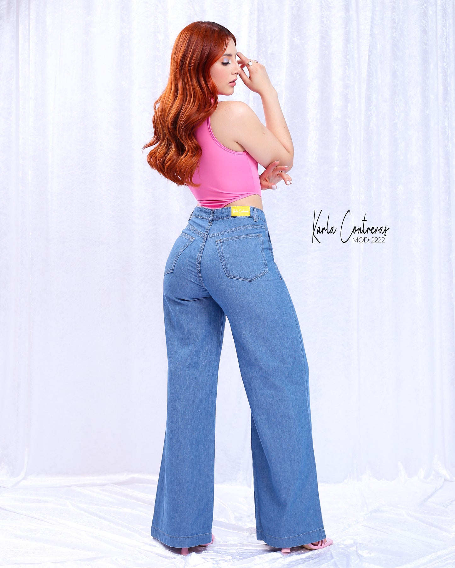 Jeans Wide Leg, mezclilla ligera.