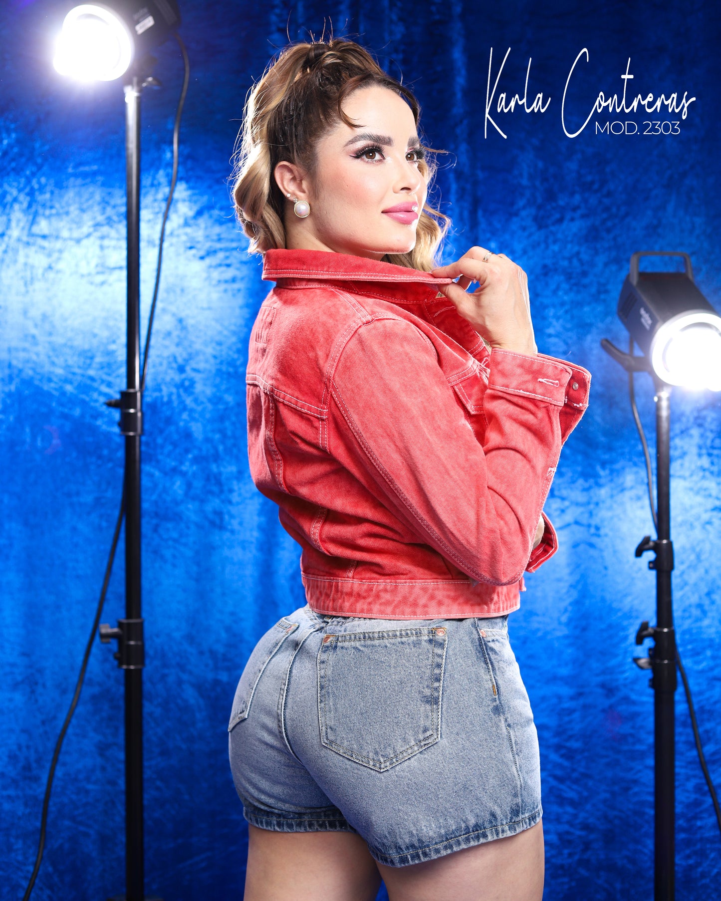 Falda short, momfit.