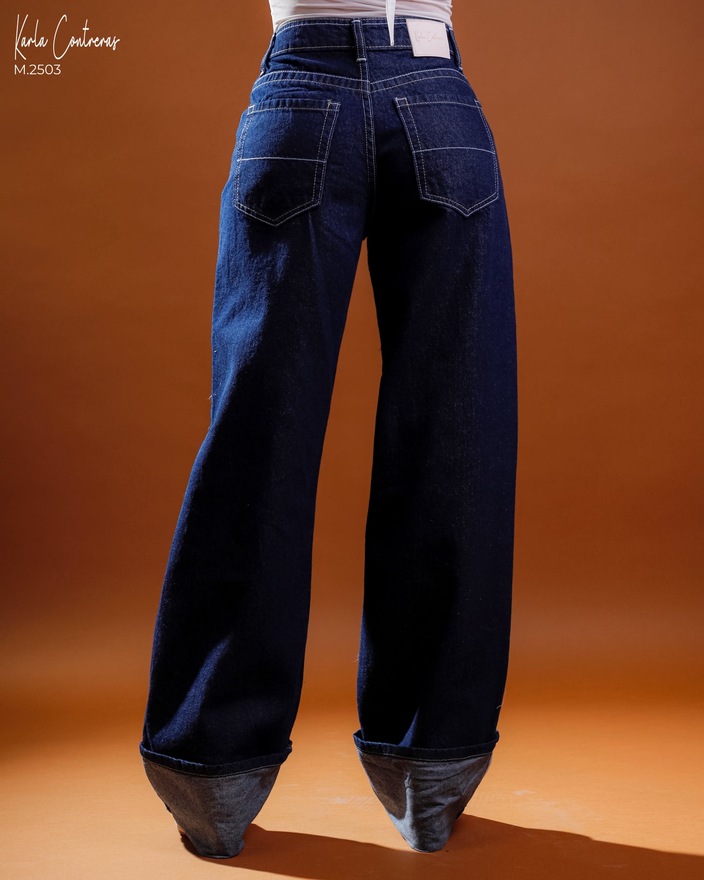 Jeans Recto, azul oscuro.