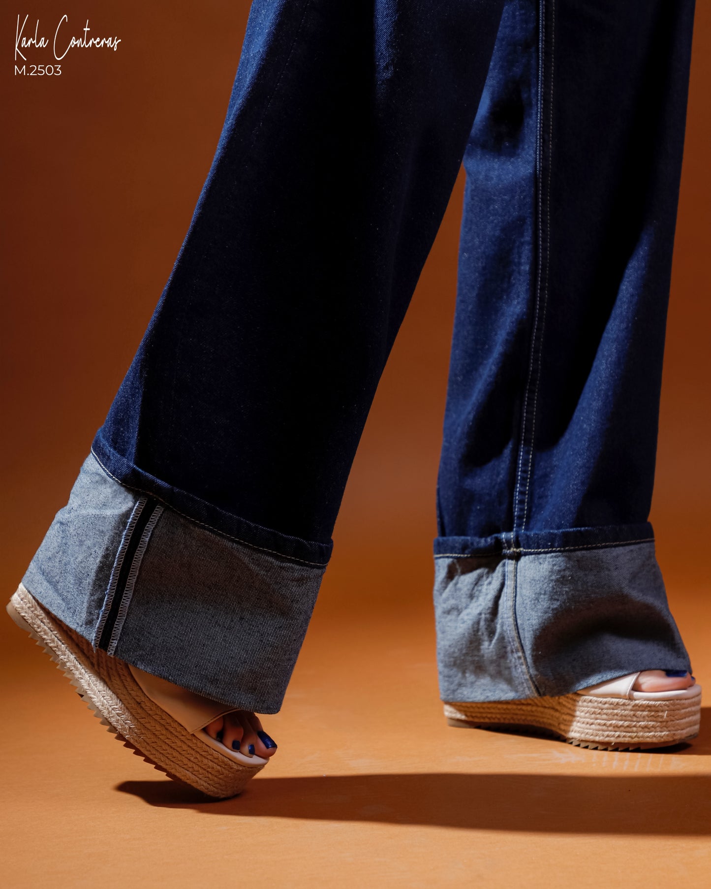 Jeans Recto, azul oscuro.