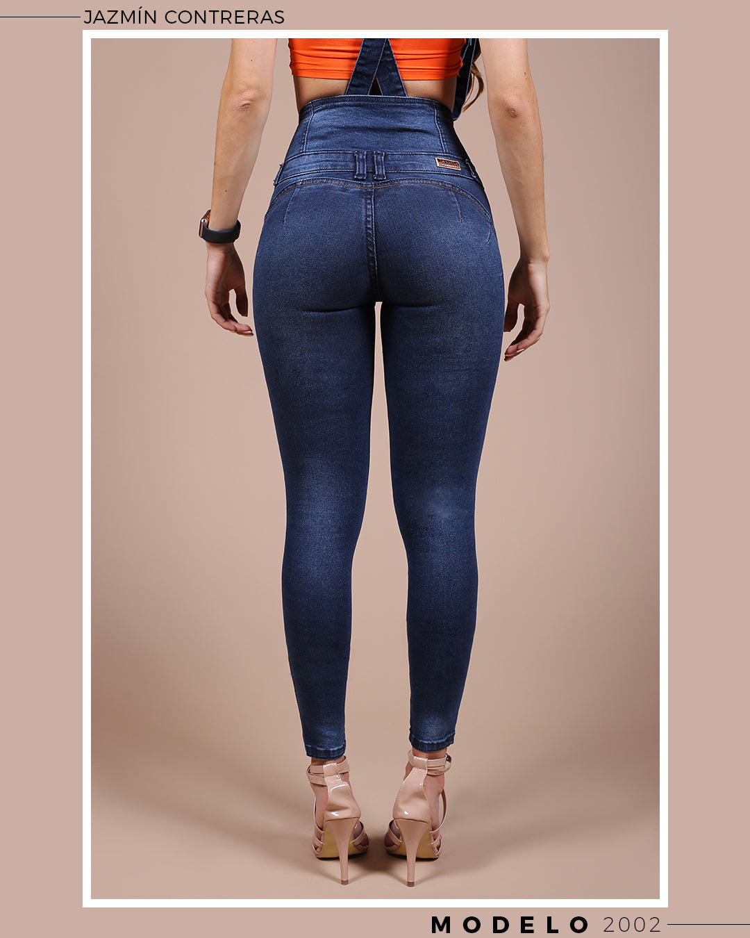 Jeans corte colombiano, azul marino