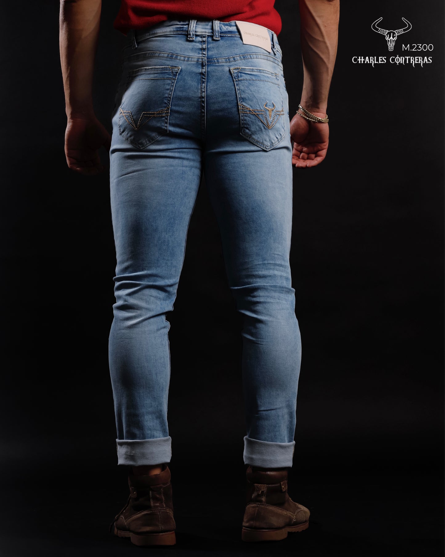 Jeans para caballero Corte Slim.