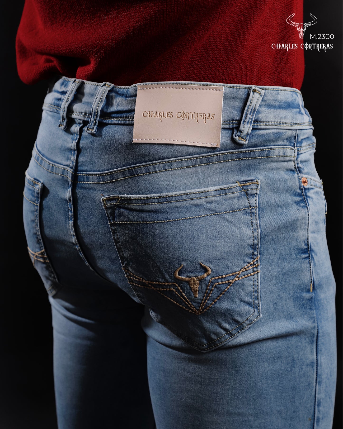 Jeans para caballero Corte Slim.