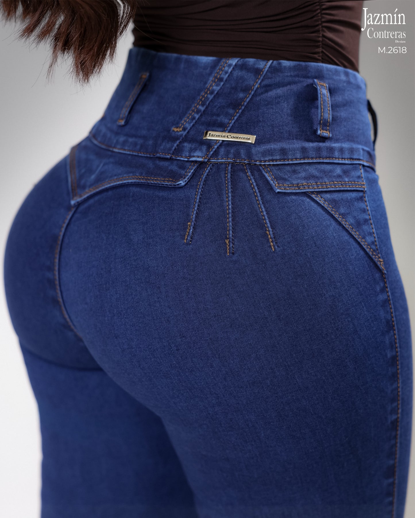 Jeans corte colombiano, 3 botones.