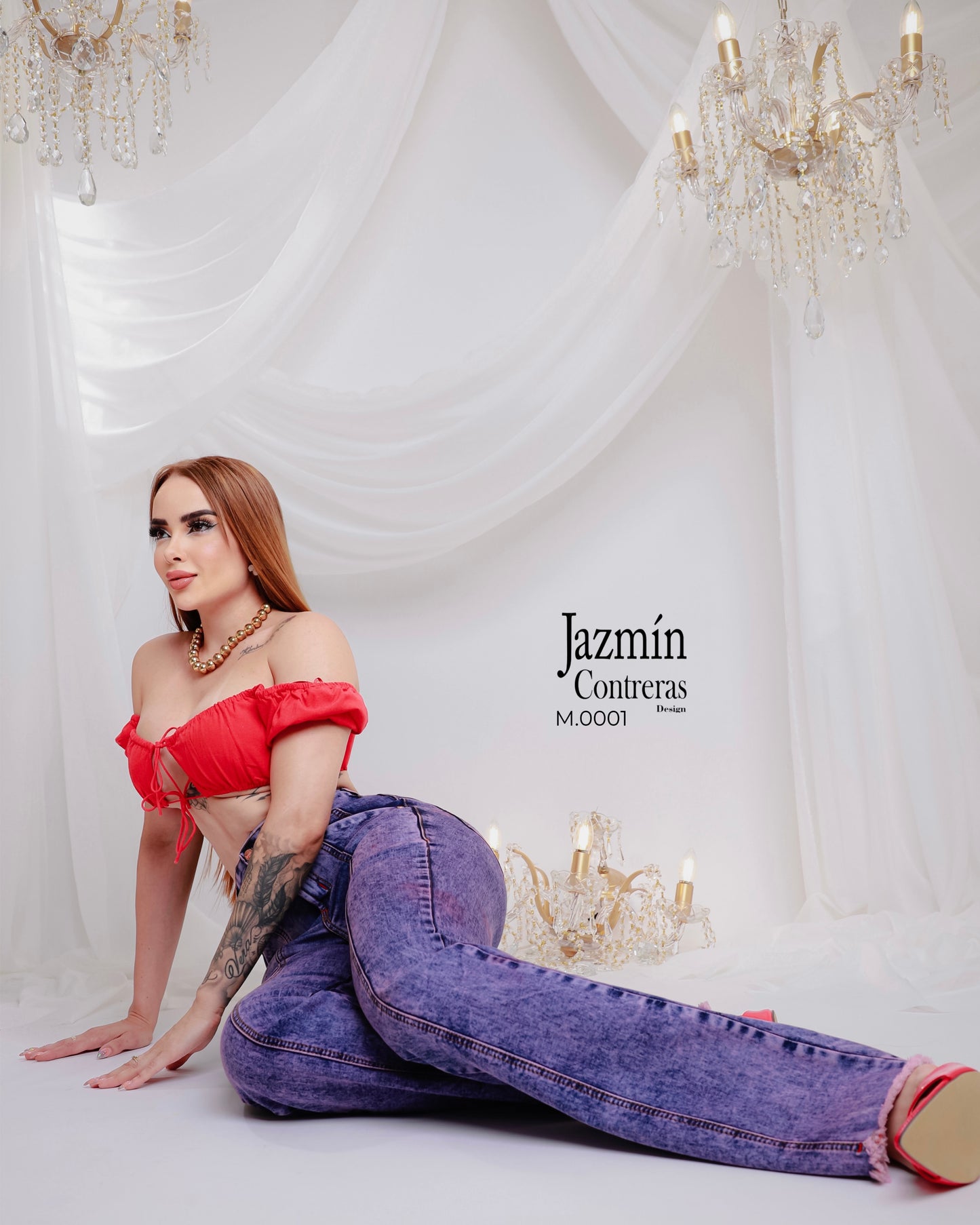 Jeans flare, corte colombiano, color rosa azul