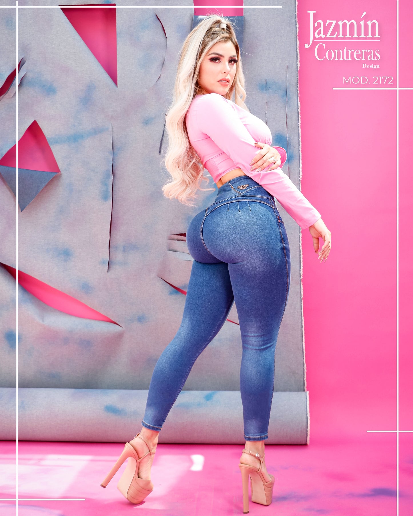 Jeans corte colombiano, azul oscuro