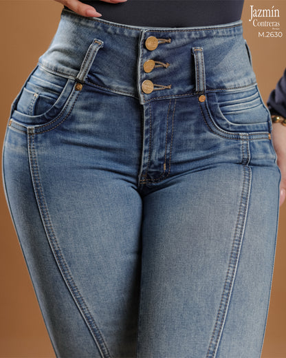 Jeans campana, horma colombiana.