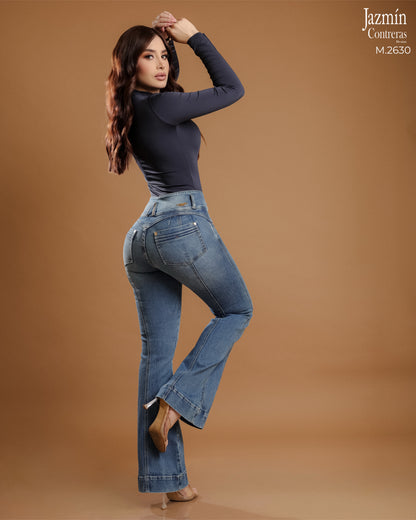 Jeans campana, horma colombiana.