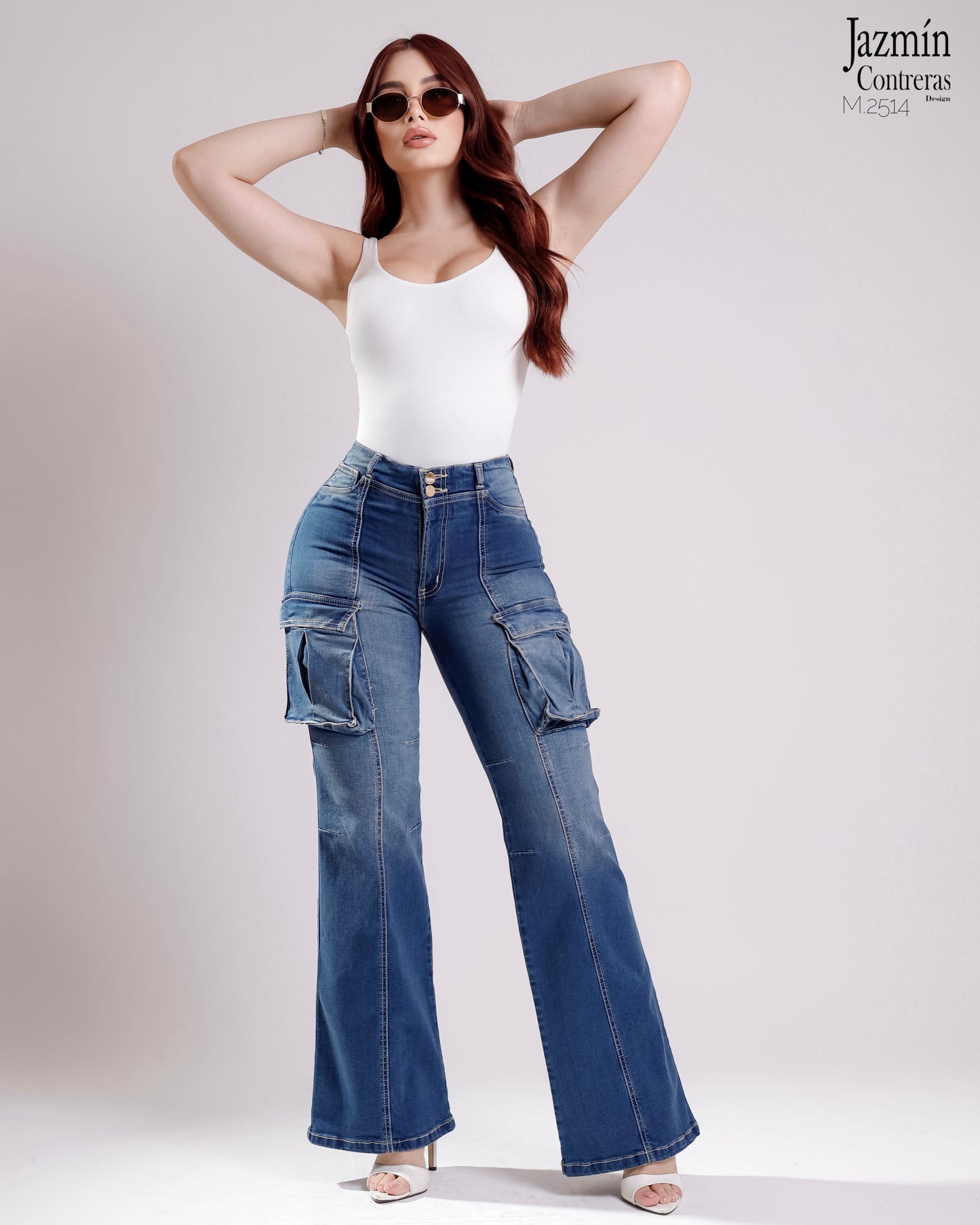 Jeans Cargo. Corte Colombiano.