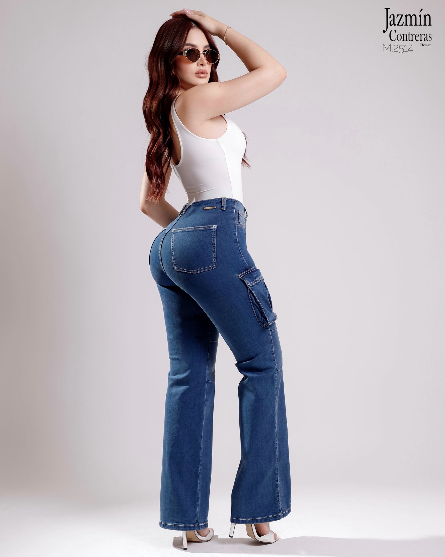 Jeans Cargo. Corte Colombiano.