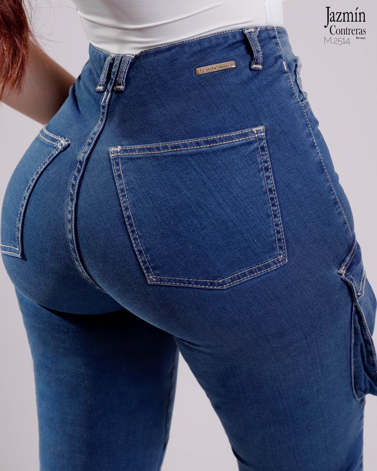 Jeans Cargo. Corte Colombiano.