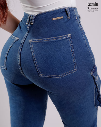 Jeans Cargo. Corte Colombiano.