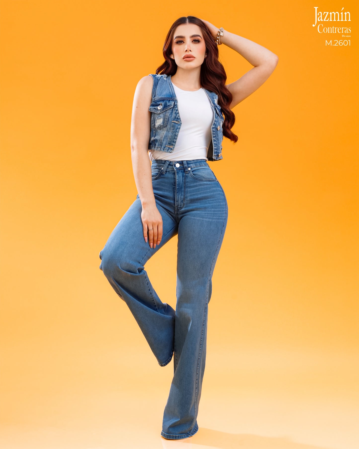 Jeans Wide Leg, corte colombiano.