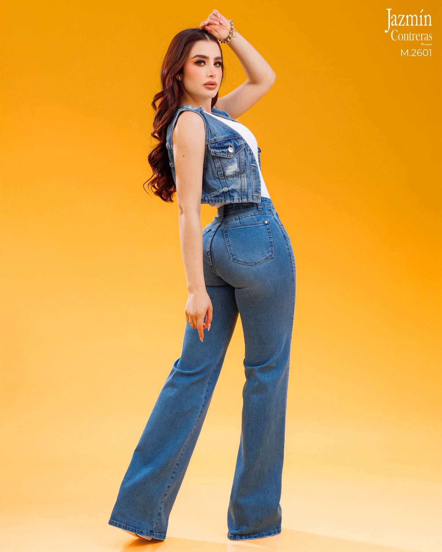 Jeans Wide Leg, corte colombiano.