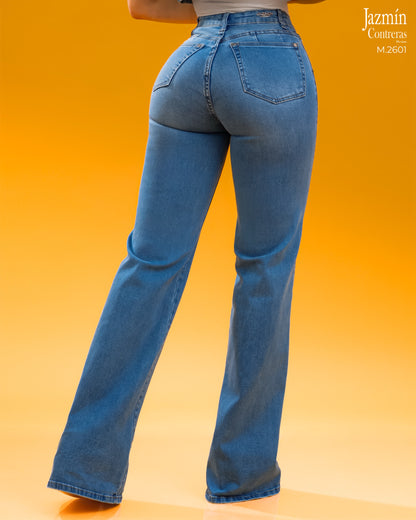 Jeans Wide Leg, corte colombiano.