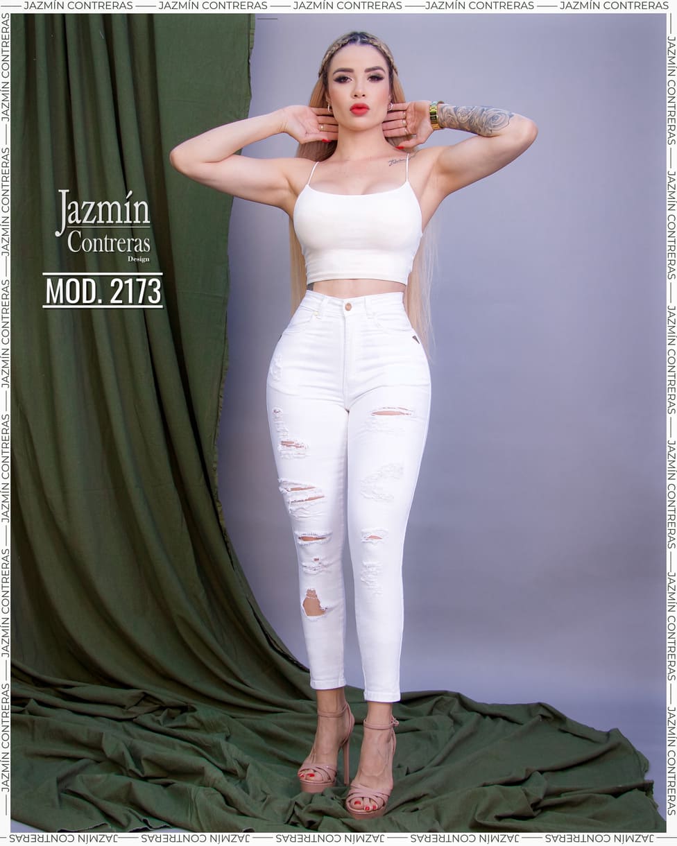 Skinny jeans corte colombiano estilo básico