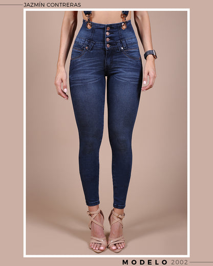Jeans corte colombiano, azul marino
