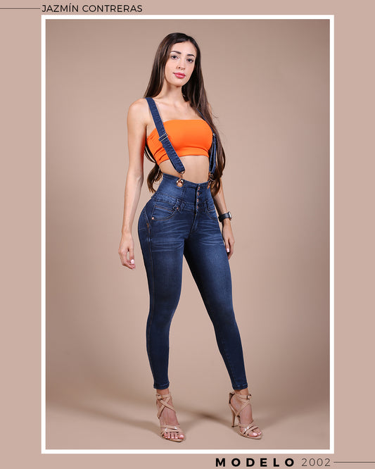 Jeans corte colombiano, azul marino