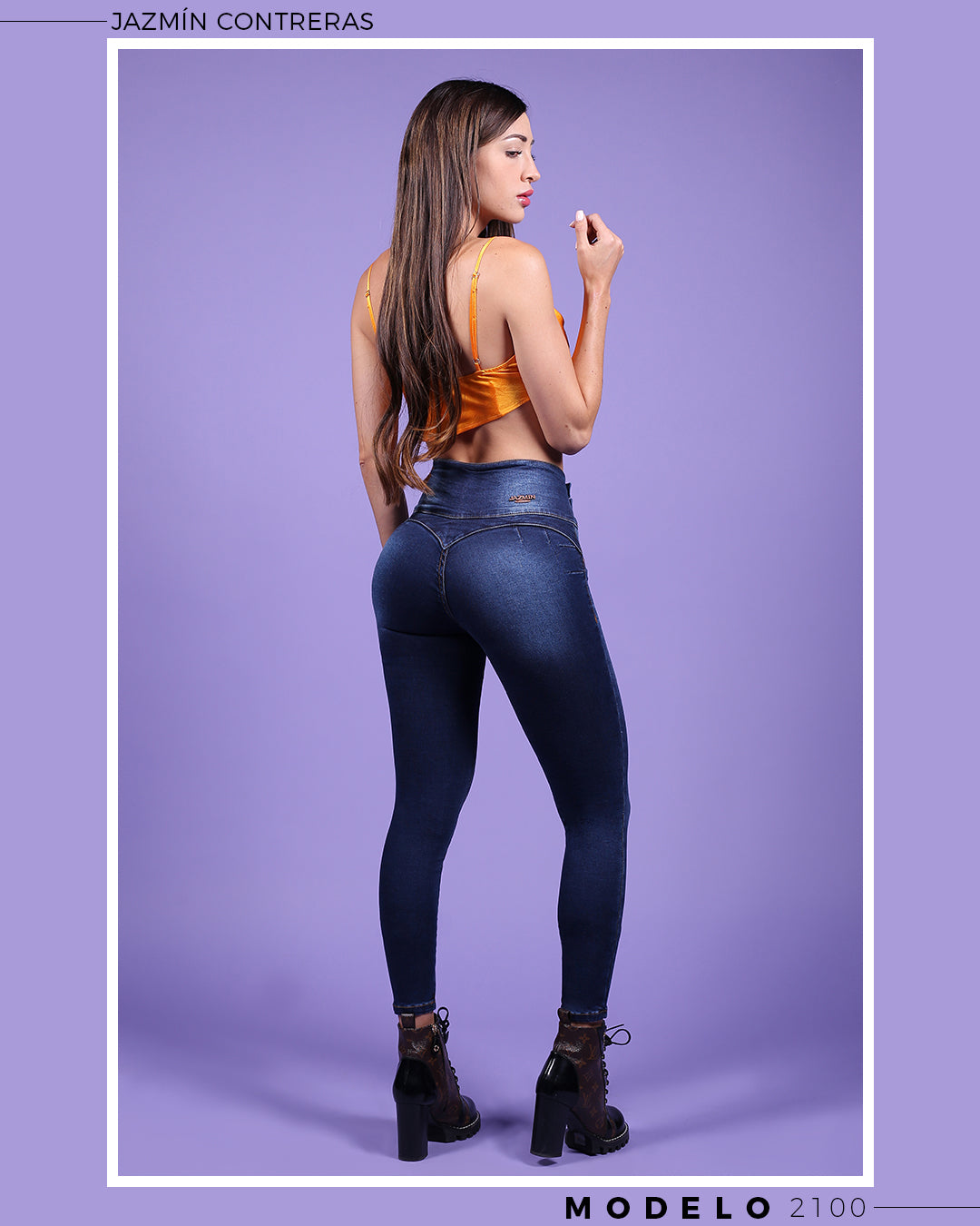 Jeans corte colombiano, con deslave