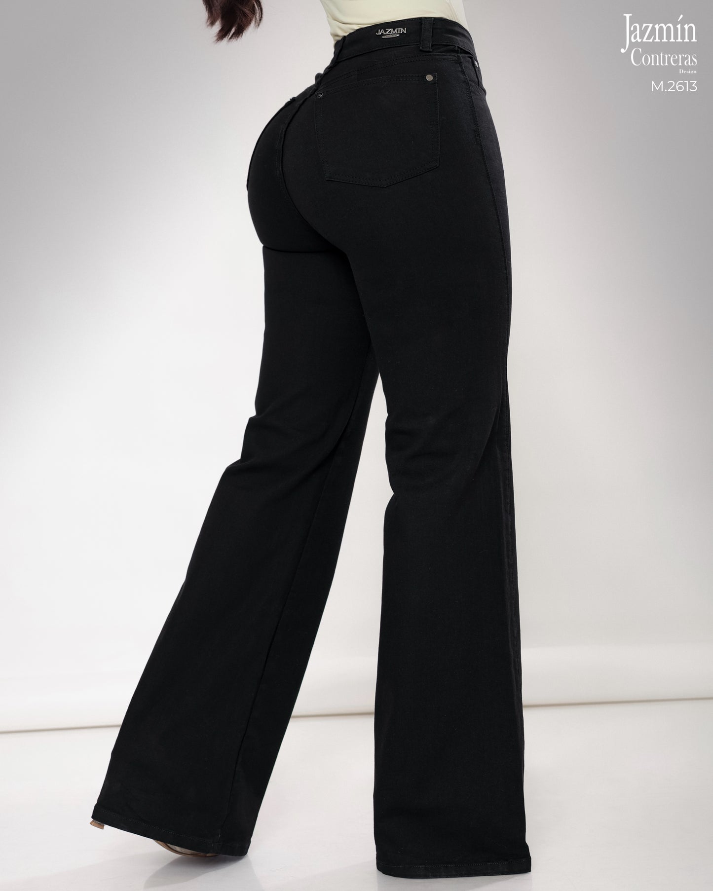 Jeans Wide Leg Negro.