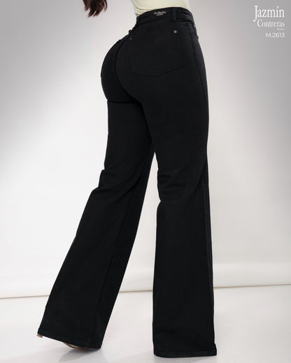 Jeans Wide Leg Negro.
