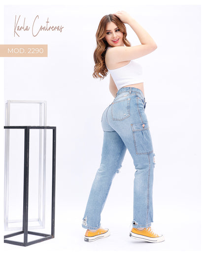 Jeans Momfit Cargo.