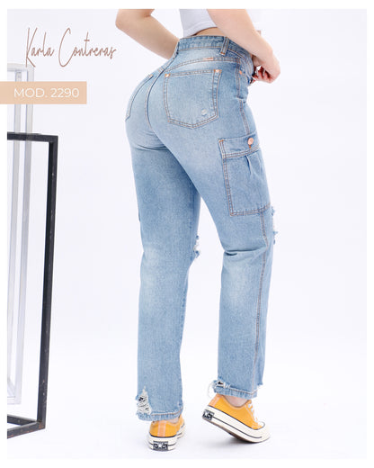 Jeans Momfit Cargo.
