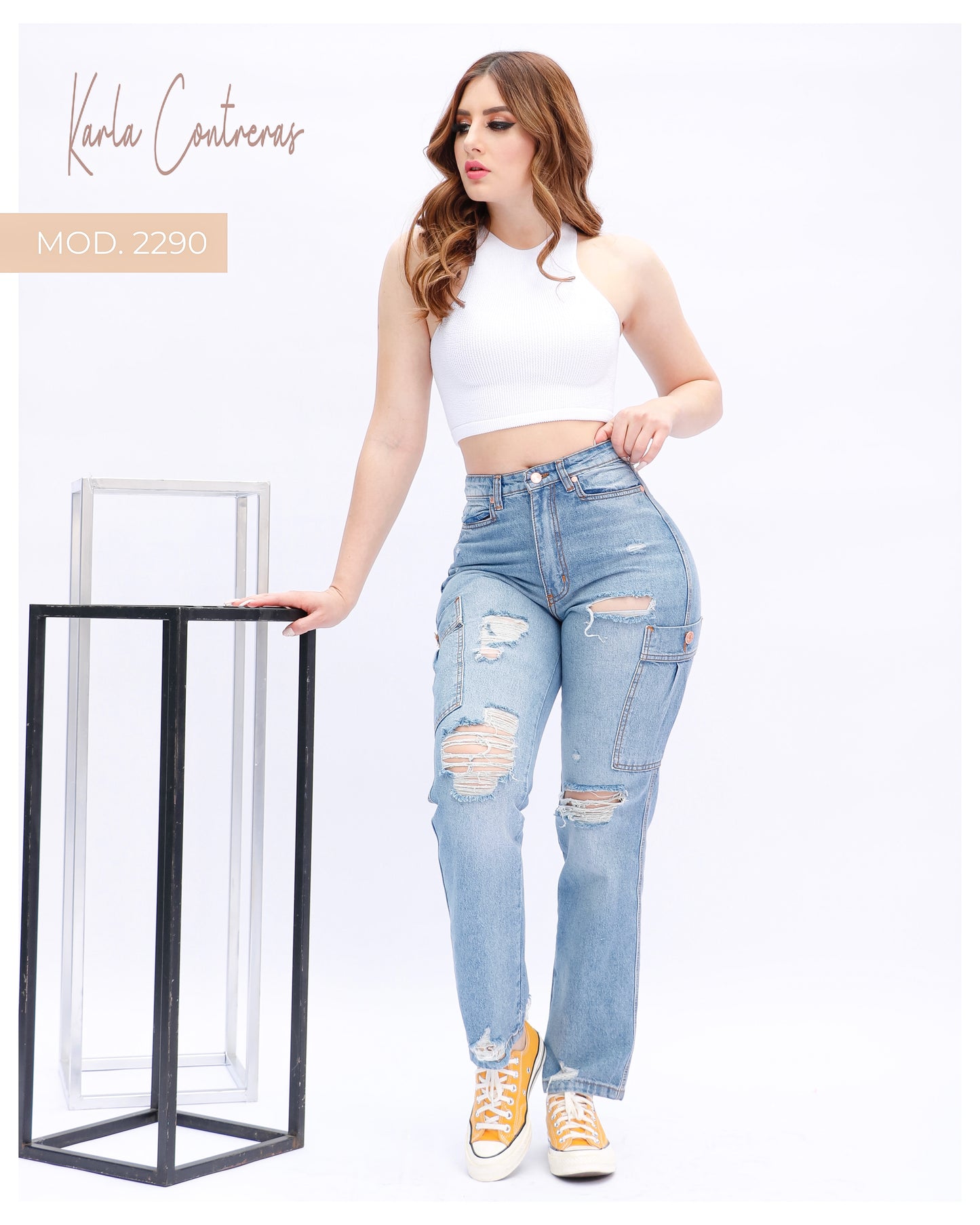 Jeans Momfit Cargo.