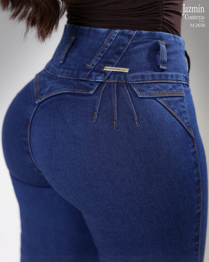 Jeans corte colombiano, 3 botones.