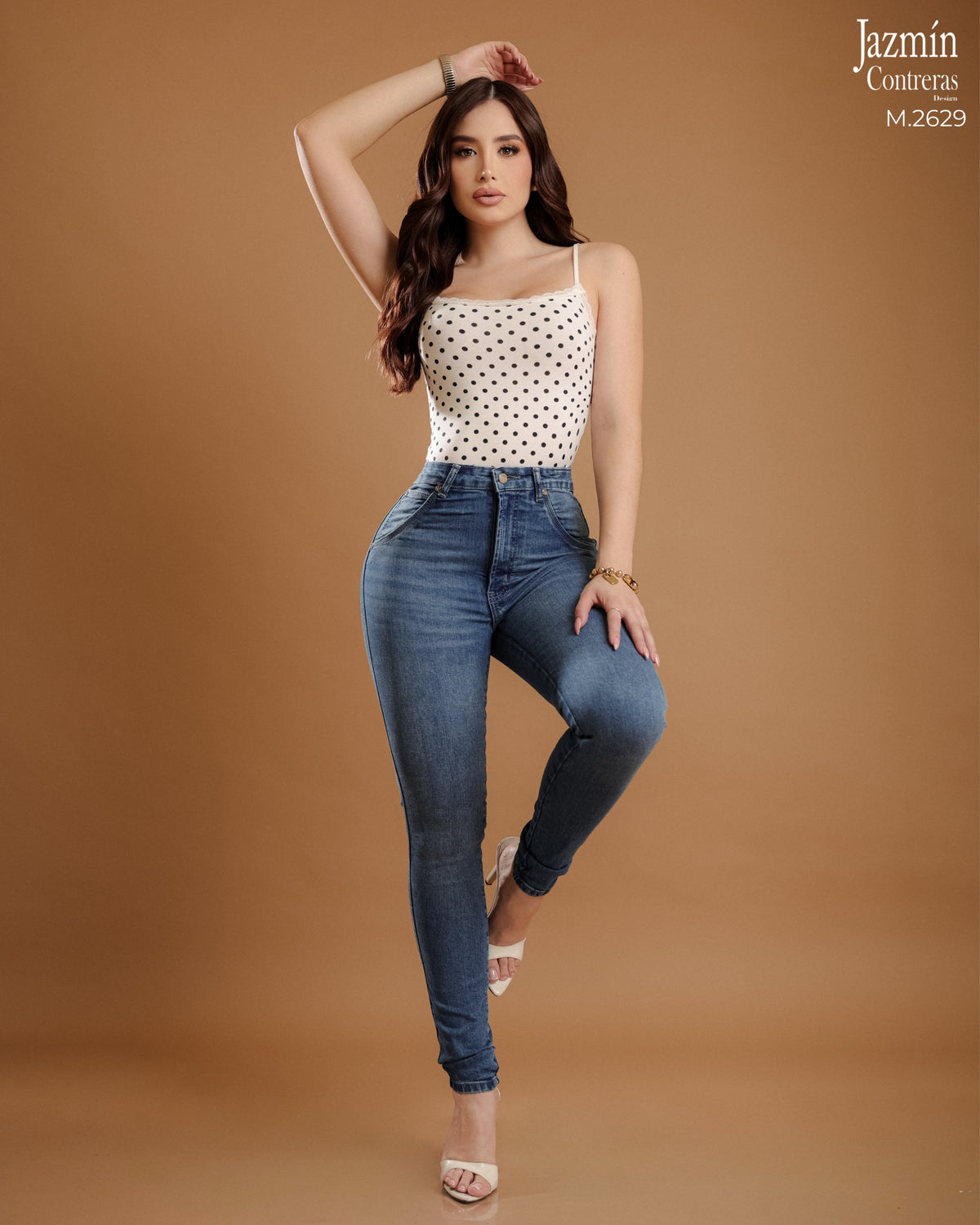 Jeans skinny, horma colombiana.