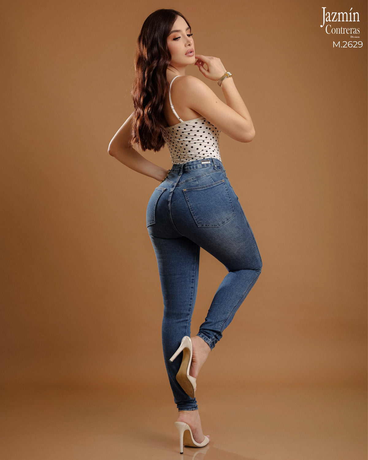 Jeans skinny, horma colombiana.
