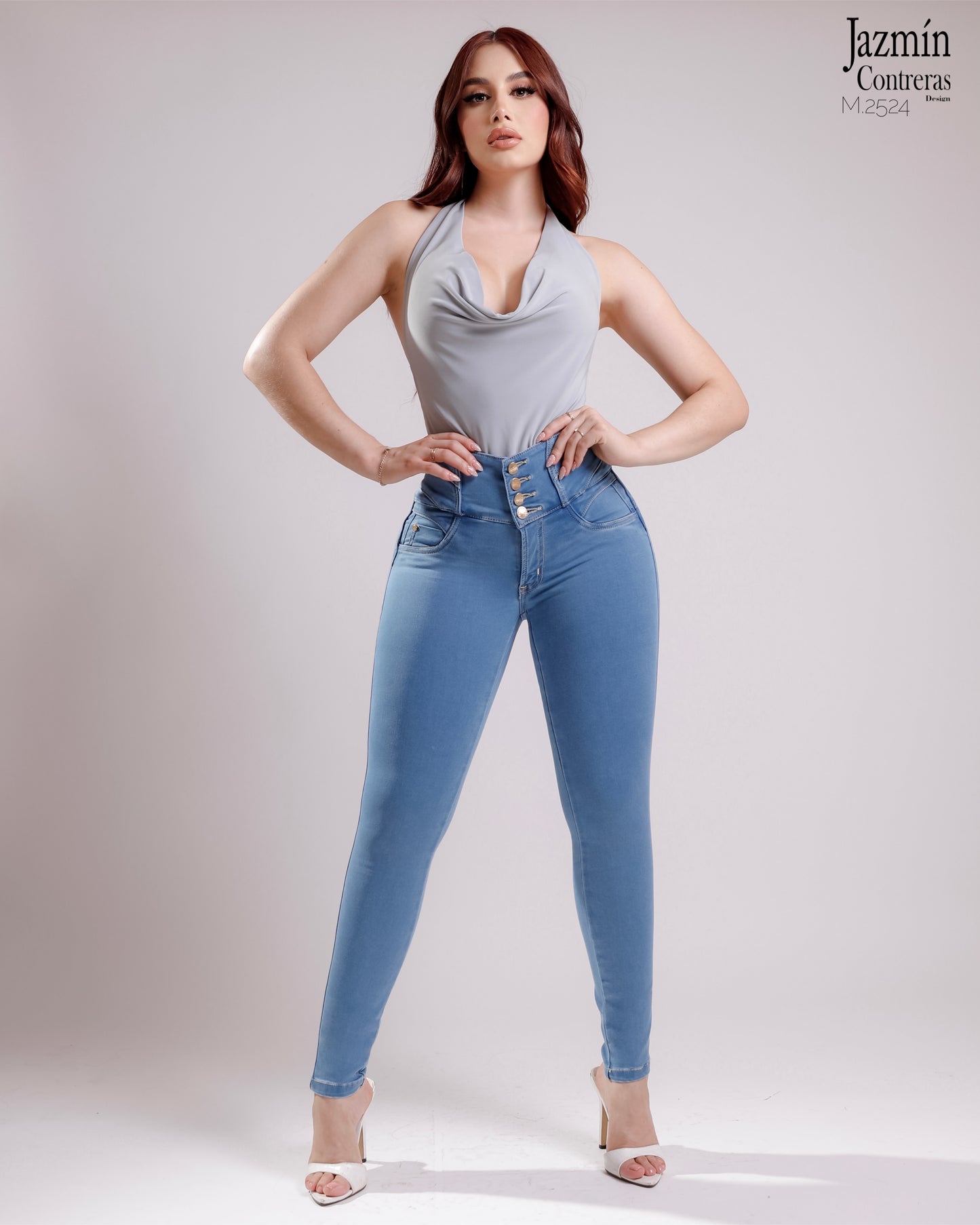 Jeans colombiano, 4 botones.