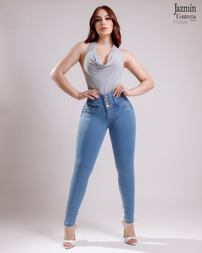 Jeans colombiano, 4 botones.