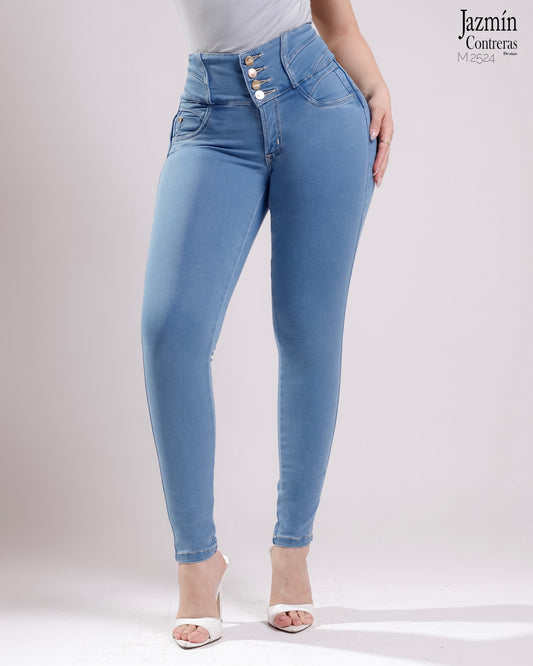 Jeans colombiano, 4 botones.
